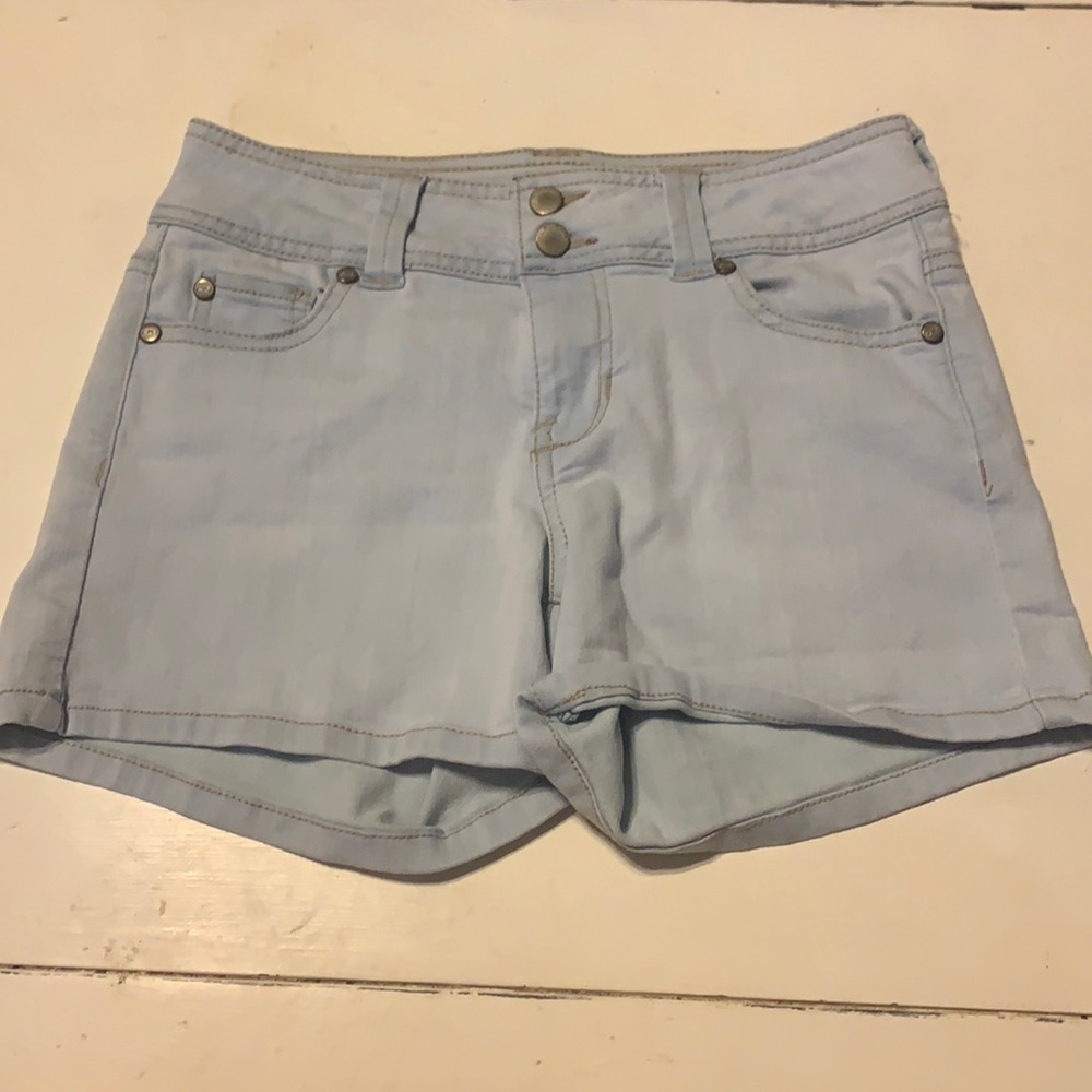 light blue jean shorts size 1